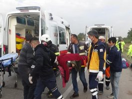 Hatay’da cenaze yolundaki kazada 9 yaralı var