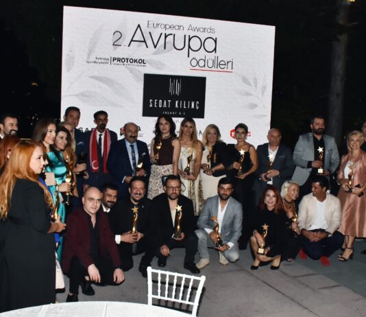 BY Protokol Dergisi, 2. Avrupa Ödül Töreninden Yıldızlar Geçti