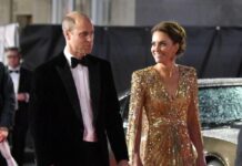 James Bond filminin galasında Kate Middleton rüzgarı! Kıyafetini görenler gözlerini alamadı