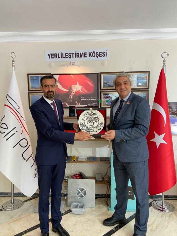 By Medya Group YKB Barış Yazıcı Fuat Akpınar'ı Ziyaret Etti