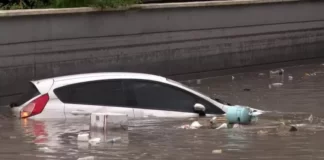 Ankara'da Sağanak Yağıştan Sonra Su Baskını Meydana Geldi!