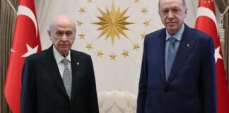Erdoğan ve Bahçeli Görüşme Yaptı