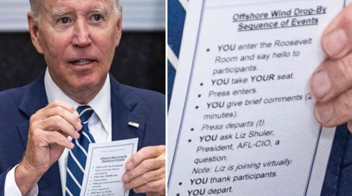 Joe Biden'ın Elindeki Notlar Tartışma Konusu Oldu!