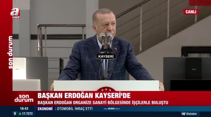Başkan Erdoğan’dan Kayseri’de asgari ücret mesajı verdi! Başkan Erdoğan'dan Kayseri'de asgari ücret mesajı verdi!
