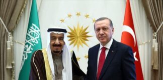 Cumhurbaşkanı Erdoğan, Suudi Arabistan Kralı Selman bin Abdülaziz Al Suud ile görüşme yaptı