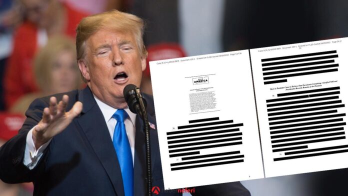 Trump'ın evine arama emrini veren beyanname ortaya çıktı!