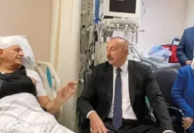 Aliyev’den Binali Yıldırım’a geçmiş olsun ziyareti! Aliyev'den Binali Yıldırım'a geçmiş olsun ziyareti!