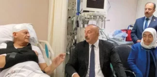 Aliyev'den Binali Yıldırım'a geçmiş olsun ziyareti!