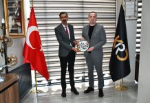 Barış Yazıcı’dan MAGİNDER Başkanı Salih Karademir’e Bayram Ziyareti
