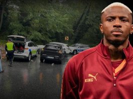 Victor Osimhen'i korkutan kaza!